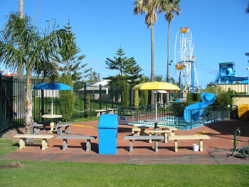 End of the waterslide, another view